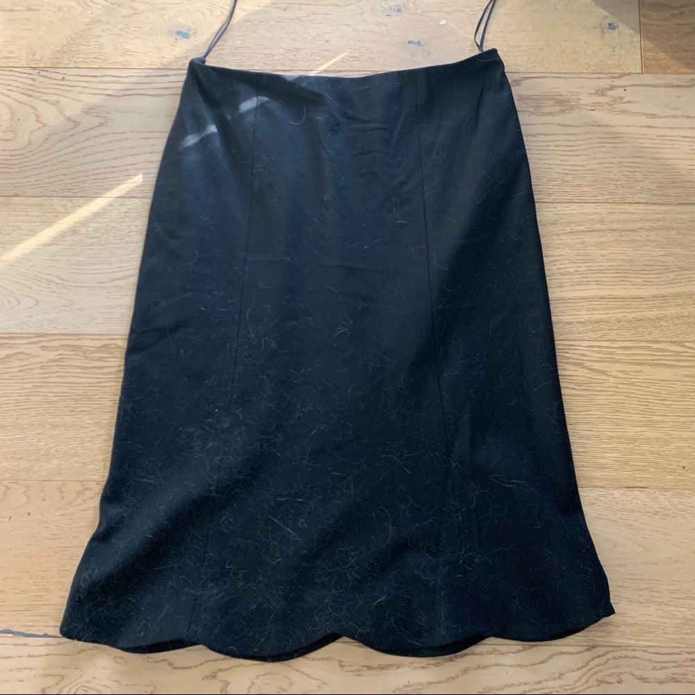 New Ralph Lauren Black Label Wool Tulip Skirt 8